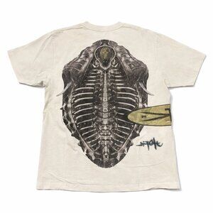 Cactus Jack x T-Rexx Collection Rib cage Graphic Short Sleeve Tee - Cream